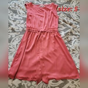 Elegant Pink Sleeveless Dress